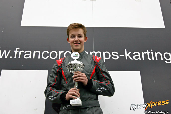 Gilles Vanvoorde RX Spa podium karting